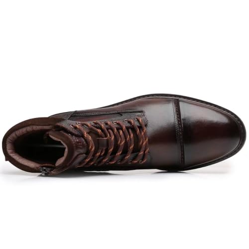 Image of Arkbird Mens Chelsea Boots, Stylish and Comfort Leather Chukka Ankle Boots with Zipper