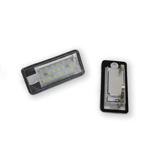 Luz de matrícula vehículo compatible con A3 S3 2005 2006 2007 2008 2009 2010 LED pilotos trasera