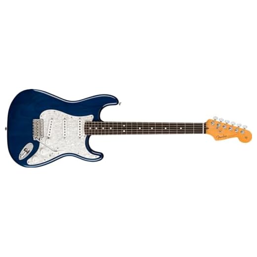 Fender Cory Wong Stratocaster RW Sapphire Blue Transparent Electric Guitar with Deluxe Hard-Shell Case