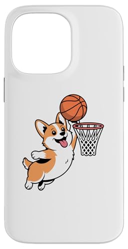 Pembroke Welsh Corgi Playing Sports dog Palying Basketball �X�}�z�P�[�X iPhone 14 Pro Max �p