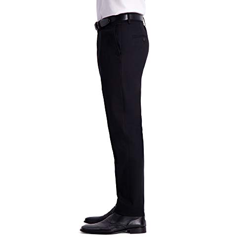 Haggar Men's Premium No Iron Khaki Straight Fit & Slim Fit Flat Front Casual Pant - Image 3