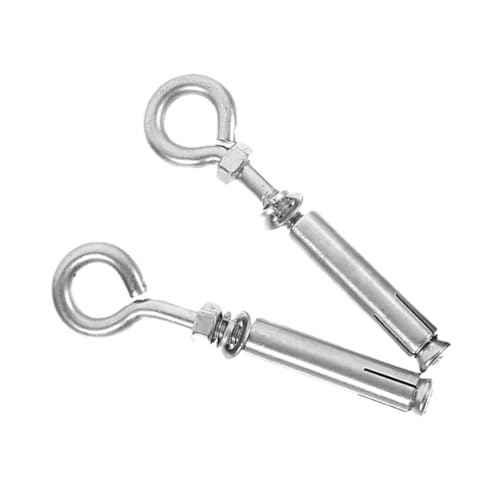 Yardenfun 2piezas Pernos De Expansión De Acero Inoxidable Tornillos De Expansión Gancho Anclajes De Hormigón Para Paredes De Ladrillo Para Fijar Objetos Muros De Concreto Unidades Por Paquet