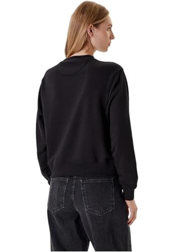 Guess Para Mujer. W5YQ06KB681 Sudadera Studdes Love Negro (Xl), Casual, PoliéSter, Manga Larga - 2