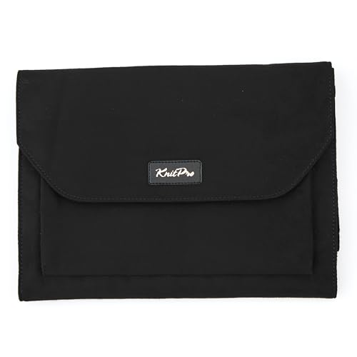 Image of KnitPro Coal Collection Double Pointed Needle Case - 8.5 inchx 6.9 inch x 0.5 inch