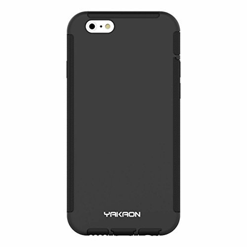 iPhone 6 Case, YAKAON Multiple Color iPhone 6 Cover Case, Durable Shatterproof, Dustproof, Shockproof Protective Case for iPhone 6 4.7inch (Black)