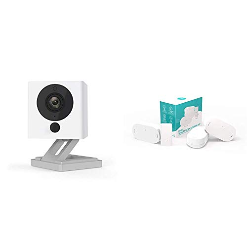 Neos SmartCam | Wi-Fi SmartHome Security Camera + Leak Sensor Kit; Pack of 4: 3 x Water, Temperature & Humidity Sensors…