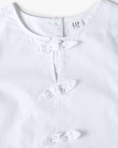 Image of GAP Girl's Solid Regular Fit Blouse