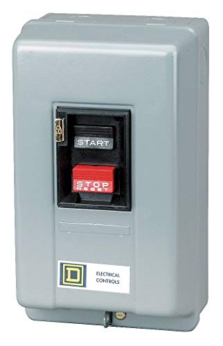 Interruptor manual para motor Square D, Enclosure NEMA Rating 1, 18 Amperios AC, Tamaño NEMA: M-0 - 2510MBG2