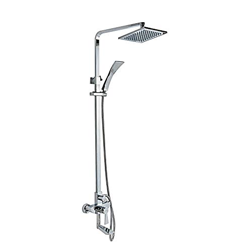 Douche de pluie avec thermostat pour une salle de bain zen