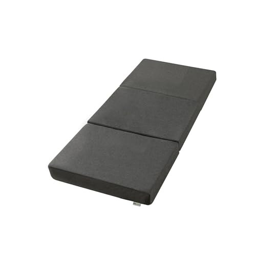 Zinus Materasso pieghevole Zinus per gli ospiti - Materasso pieghevole triplo 60x195 cm - Altezza materasso 7,6 cm - Materasso in schiuma per letto ospiti