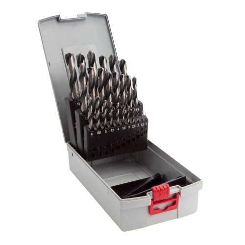 Image of Bosch Professional 25-piece PointTeQ HSS Twist Drill Bit Set (for Metal, ProBox, Drill Driver Accessories)