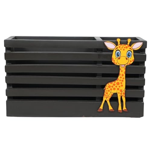 Image of Decorative Embossed Design Pencil and Pen Stand | Desk Organizer for Stationery Storage | Suitable for Office Desk, Study Table, Home and Workspace Use (Design 12)