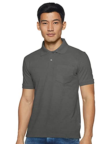 Image of Rupa Bumchums Men Super Combed Cotton Solid Half Sleeve Club Collar Polo Regular Fit T-Shirt with Chest Pocket
