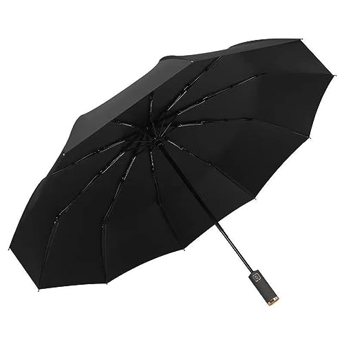 Paraguas plegable automático resistente viento para hombre mujer viaje