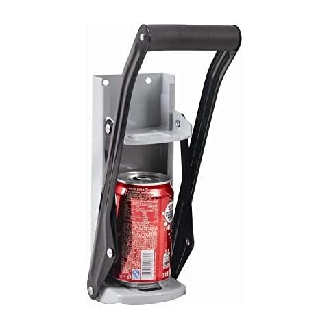 iTrend 16oz Can Crusher - Heavy Duty 16OZ 2 in 1 - Crushes Soda Cans and Beer Cans - Wall Mounted Recycling Tool Bottle Opener - Can Crusher & Bottle Opener- 500ML Cover