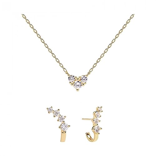 PdPaola 88417291 conjunto de joyas para mujer en plata 925 y oro