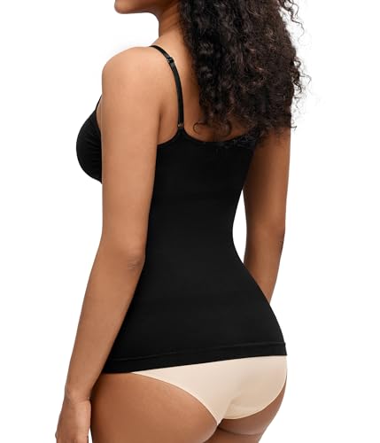 BRABIC Compression Tank Top for Women - Compression Tanks Shapewear Tummy Control Body Shaper V Neck Camisole Tops2