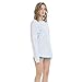 TopTie Women's Crewneck Pom Pom Pullover Jersey Youth Long Sleeve Game Day Jersey Tee Shirt Blank-White-M