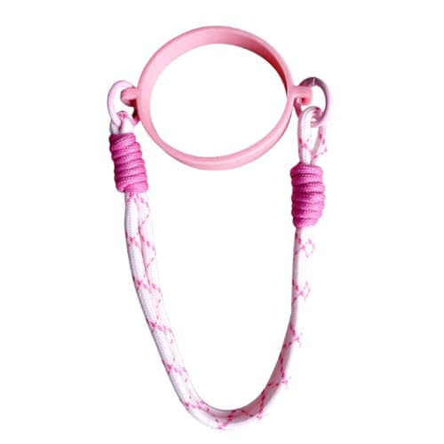 Zaxomum Pink Water Bottle Strap with Silicone Holder – Braided Wrist Lanyard for 6-10cm Cups, Portable Hands-Free Carrier for Travel, Hiking & Daily Use