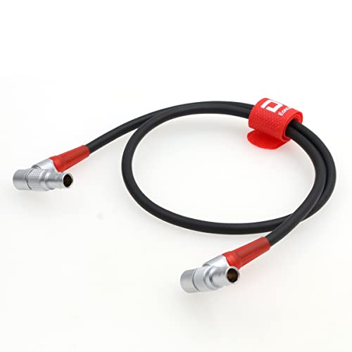 DRRI 4pin Male to 4pin Male Arri LBUS FIZ MDR Wireless Focus CFORCE Lens Motor Cable, RA 4P-RA 4P - Image 3
