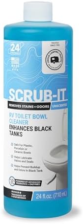 Unique Scrub-It RV Toilet Bowl Cleaner Liquid - Helps Remove Stin...