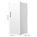 Gorenje FNC717DAW5 Gefrierschrank/Freistehend/... D/Gesamtvolumen: 384 l/No Frost/SuperCool/FastFreeze/... 360° /Eco-Modus / (B×H×T): 70 × 172 × 68,5 cm