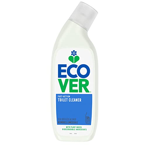 Ecover Limpiador de inodoros con aroma a brisa de mar y salvia, 750 ml, producto ecológico