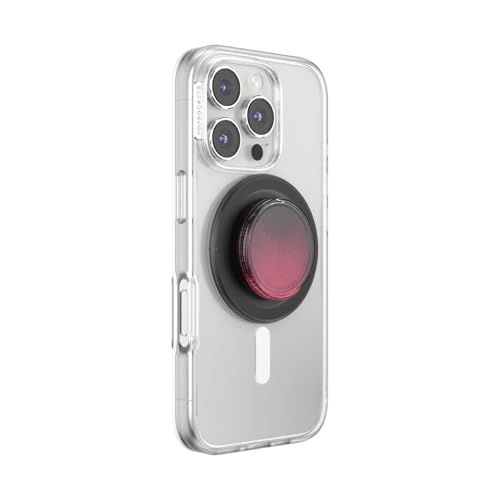 Image of PopSockets Phone Grip for MagSafe, Magnetic Holder, Phone Stand, Hot Pink - Night Magenta