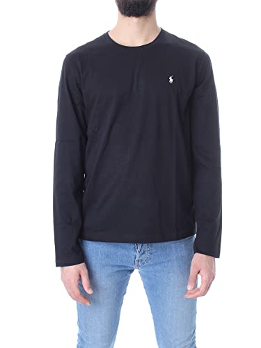 Polo Ralph Lauren 714844759-001 Underwear Collection T-Shirt à Manches Longues, XL, 001 Polo Noir, M-L, Noir, M-L