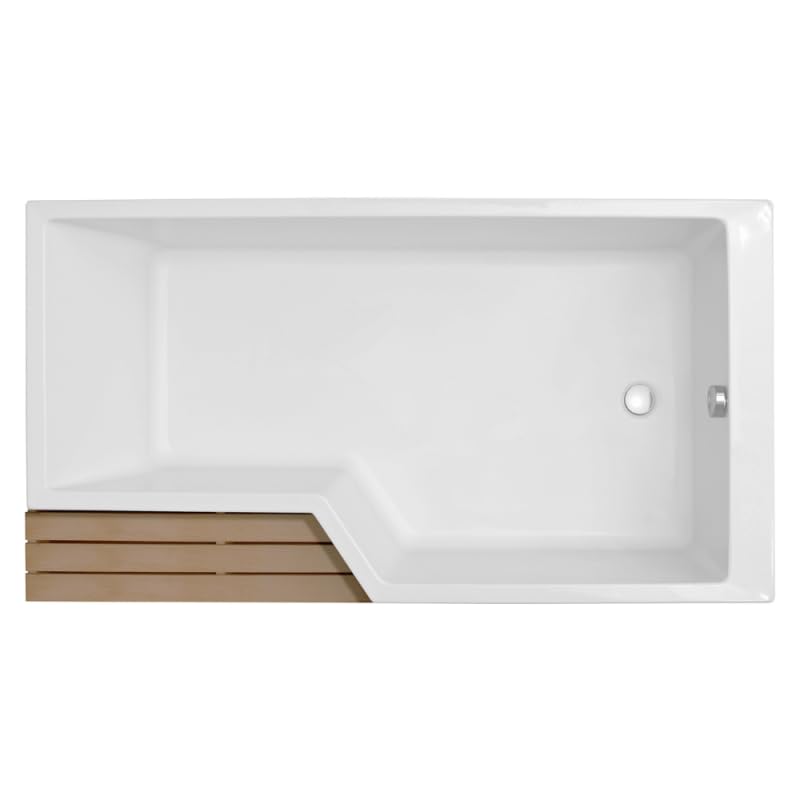 Pack baignoire bain douche 180 x 90 JACOB DELAFON Neo version droite + pare bain chromé