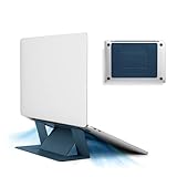 MOFT Cooling Stand ノートパソコンスタンド 2段階に調整でき 粘着式 MacBook対応 耐久性向上 放熱効果 瞬時セットアップ (グラフェン特製版 ブルー)