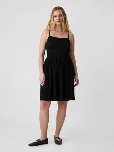 Image of Gap Women's V-Smocked Mini Dress