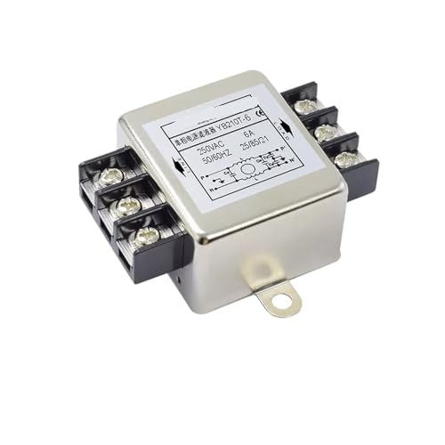 Filtre d'alimentation monophasé 220V YB210T-6A anti-interférence EMI