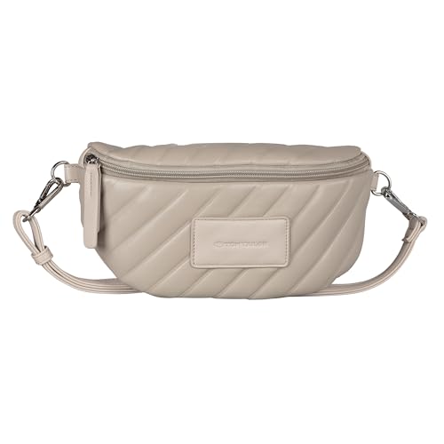 TOM TAILOR Mirela Damen Gürteltasche Bauchtasche Klein Grau