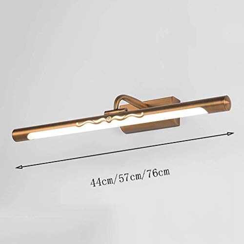 Lampe murale d'armoire de miroir étanche LED rétro réglable