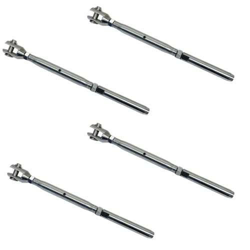 4 Pc Stainless Steel 1/4