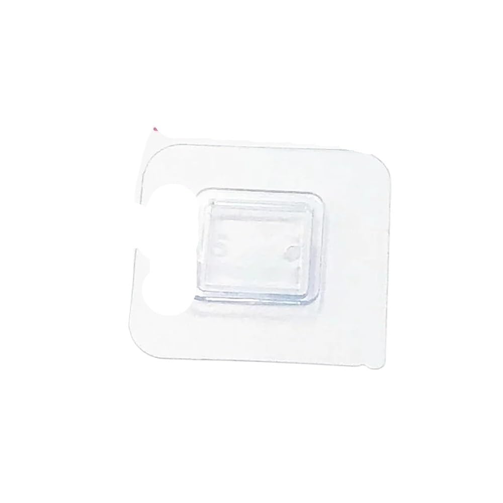 Gentryroo Men's N1 10Pcs Clear Square Adhesive Interlocking Hook Pair Punch Free Traceless Wall
