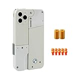 Cellphone Shell Folding Shooting Toy, 2 Consecutive Firing Funny Deformation Shooting Toy One Key Sh