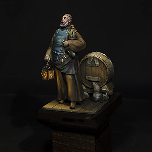 Kit Modelo Figura Guerrero Antiguo 1:24 Resina Sin Pintar miniatura 2