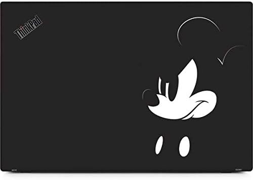 Skinit Decal Laptop Skin Compatible with Thinkpad X1 Carbon (6th Gen 2018) - Officially Licensed Disney Mickey Mouse Black and White Design