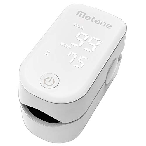 Metene - Oxímetro de pulso para dedos, para el hogar, fitness y deportes extremos