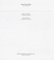 Plant Physiology 0534005624 Book Cover