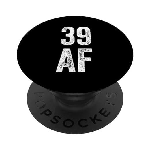 39 años - 39 AF - Divertido cumpleaños número 39 PopSockets PopGrip Intercambiable