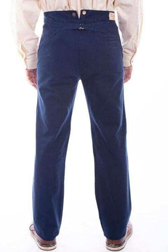 Scully Men's Big & Tall Rangewear Canvas Pant, Navy - 462