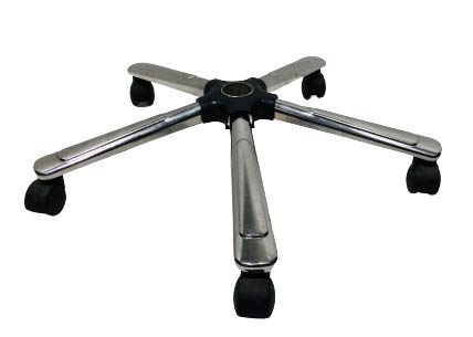 PP P P CHAIR Steel Office Chair Base Heavy Base Special Design for Your Executive Chairs (Base with Black Wheel)