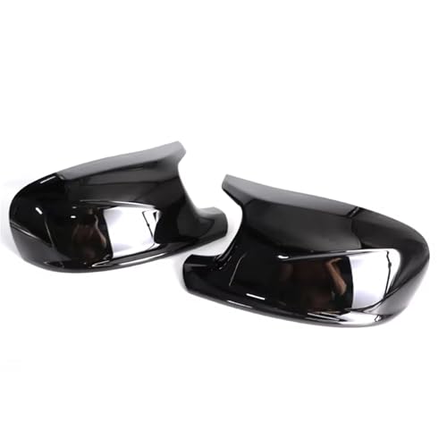 Coque rétroviseur contre les rayures sur BMW X1 E84 protection noir brillant