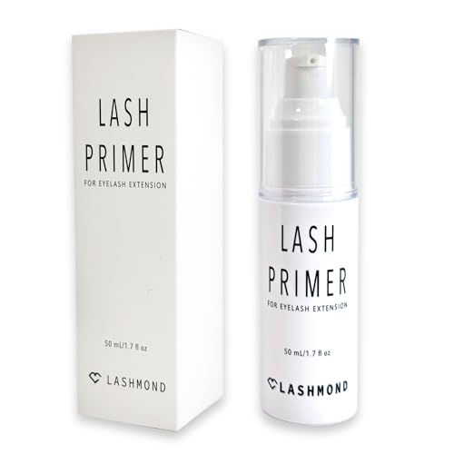 Lashmond Eyelash Extension Primer 50 ml Natural Oil Cleanser and Fastens Lash Adhesive Bonding- Ideal Pretreatment for individual Lash Extension