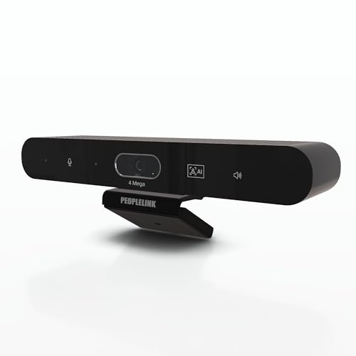 Image of Stellar X20 New Generation Audio and Video Conference Camera Videobar Integrated with 4K ePTZ AI face-Tracking Camera, 4 Built-in Mics, 94 Wide Angle & 360 Audio Pickup for VC Meetings