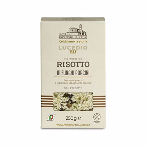 Risotto con setas - 250 g - en la bolsa de celofán con atmósfera protectora