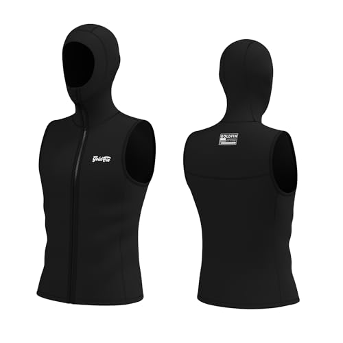 GoldFin Chaleco con Capucha para Hombre de Traje de Neopreno de 2mm miniatura 1